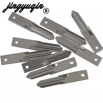 Jingyuqin, 10 Шт., Сменные Лезвия Для Автомобильных Дистанционных Ключей Из АБС-материала Для Моделей Renault 2001-2005 Гг.