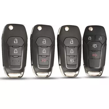 Jingyuqin 10p чехол для дистанционного ключа автомобиля для Ford F-150 F-250 F-350 Explorer Ranger KA Fiesta Mondeo 2/3 кнопки