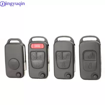 Jingyuqin 10ps 1/2/3/4 B автомобильный дистанционный складной чехол для ключей Mercedes для Benz B200 A160 W124 W202 W210 HU39 HU64