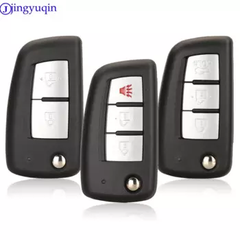 Jingyuqin 10PS 2/3 кнопки удаленный автомобильный чехол для ключей для Nissan Qashqai J11 Pulsar C13 Juke F15 X-Trail T32 Micra