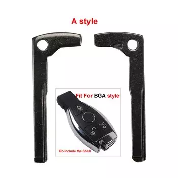 Jingyuqin 10PS аварийный запасной ключ лезвие для Mercedes для Benz 2008 E300 C200 C300 S350 S300 S500 Smart Key Blade