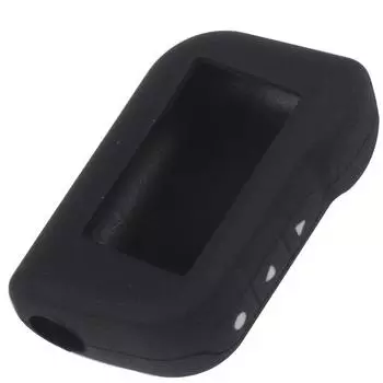 Jingyuqin 10ps силиконовый чехол для ключей A93/A63 для русской версии, двусторонняя автомобильная сигнализация, ЖК-пульт дистанционного управления, брелок-передатчик