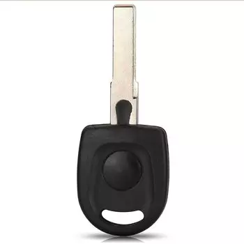 Jingyuqin 10ps Uncut Blade HU66 HU162T Blade автомобильный ключ пустой чехол для VW Volkswagen Passat корпус транспондера ключа