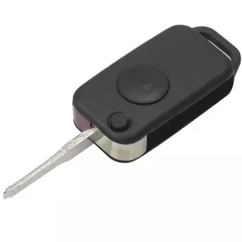 Jingyuqin 1/2/3 кнопки автомобильный пульт дистанционного складывания Flid ключ оболочка Крышка для Mercedes для Benz B200 A160 W124 W202 W210 HU39 HU64