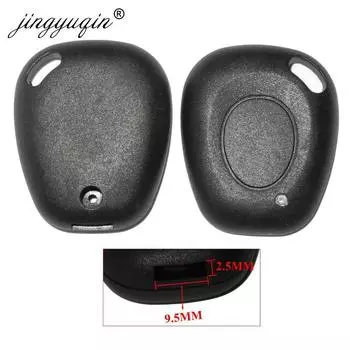 Jingyuqin 1-кнопочный чехол для ключей для Renault Megane Scenic Laguna, чехол для дистанционного ключа без лезвия