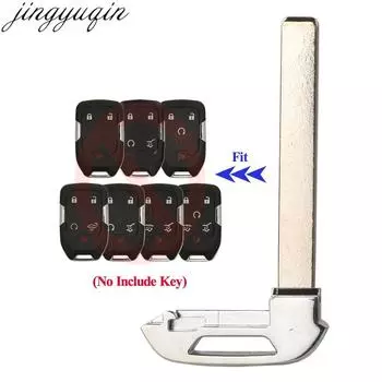 Jingyuqin 1 шт./лот необработанное лезвие для Chevrolet пригородного GMC местности 2018 2019, без ключа