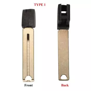 Jingyuqin 20 шт. аварийный умный ключ лезвие для Toyota Fortuner Prado Camry Rav4 Highlander Корона вставка ключ пустой Uncut