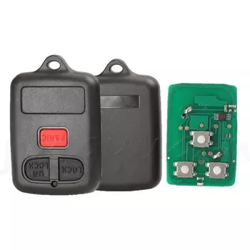 Jingyuqin 2 + 1 Panic, 3 кнопки, дистанционный автомобильный ключ для товаров COROLLA Vios Camry Sienna, дистанционный передатчик, автоматический брелок GQ43VT7T