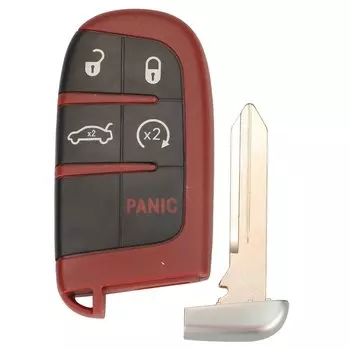 Jingyuqin 2/3/4/5 кнопок чехол для автомобильного ключа-брелок для SRT Hellcat Redeye широкий корпус 19, 20, 21, 22