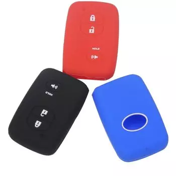 Jingyuqin 2/3/4 Buttons Smart Key Silicone Cover Case For Toyota Land Cruiser Camry RAV4 Highlander Prado Venza Prius V