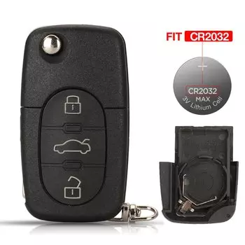 Jingyuqin 2/3/4 кнопки автомобильный переключатель ключа откидной ключ для Volkswagen Vw Jetta Golf Passat Beetle Skoda Seat Polo B5