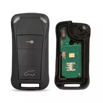 Jingyuqin 2/3/4 кнопки дистанционного управления 315/433 МГц откидной складной корпус ключа автомобиля для Porsche Cayenne GTS ID46 PCF7946