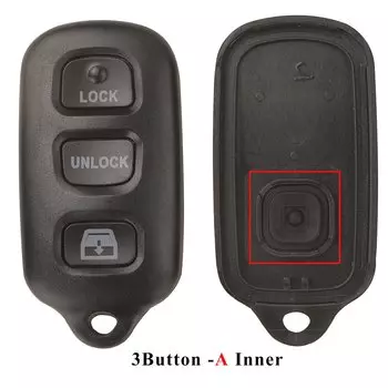 Jingyuqin 2/3/4BTN дистанционный автомобильный ключ, брелок для Toyota Sequoia 4-Runner 4Runner 2003-2008, сменный чехол без ключа, 3 кнопки + панель