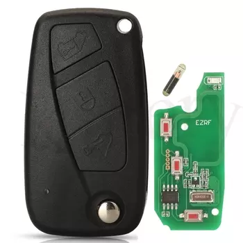 Jingyuqin 2/3 BTN 433 МГц ID48 чип откидной дистанционный Автомобильный ключ для Fiat Ducato Citroen реле Peugeot Boxer Iveco ежедневный декодер 22 лезвие ключа