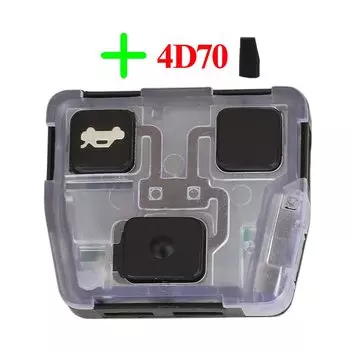 Jingyuqin 2/3 кнопка дистанционного управления фоб 433 МГц 4D70/4C Чип для Toyota Avensis 2003-2007 Yaris 2003-2010 89071-0D030 TOY47