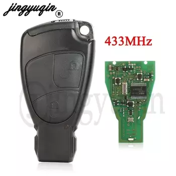 Jingyuqin 2-кнопочный 433 МГц умный удаленный автомобильный ключ для Mercedes для Benz C E ML Class Sprinter, печатная плата управления без ключа