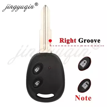 Jingyuqin 2-кнопочный автомобильный дистанционный ключ, чехол-брелок для Chevrolet Spark Beat Sail Aveo kalos Barina Epica Lova, замена