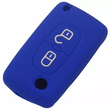 Jingyuqin 2-кнопочный дистанционный складной силиконовый ключ для PEUGEOT 207 307 308 407 408 для Citroen C3 C4 C4L C5 C6 Защитная крышка
