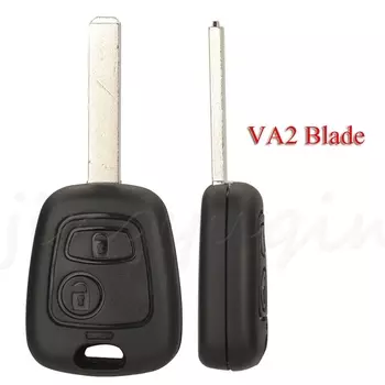 Jingyuqin 2-кнопочный пульт дистанционного управления для Peugeot 107 206 для Citroen C1 C3 для Toyota Aygo 433 МГц ID46 ID70 чип