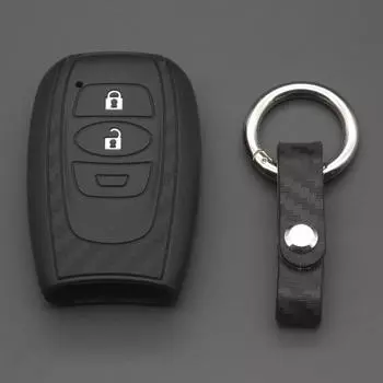 Jingyuqin 2 кнопочный удаленный карбоновый чехол для Subaru Legacy Impreza Forester XV Trezia BRZ WRX Levorg Ou