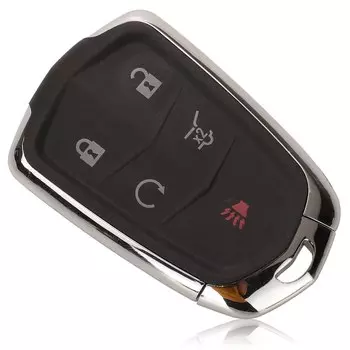Jingyuqin 3/4/5/6 кнопочный умный пульт дистанционного управления автомобильный ключ оболочка чехол Брелок для Cadillac SRX CTS ATS XTS Escalade ESV со вставным ключом