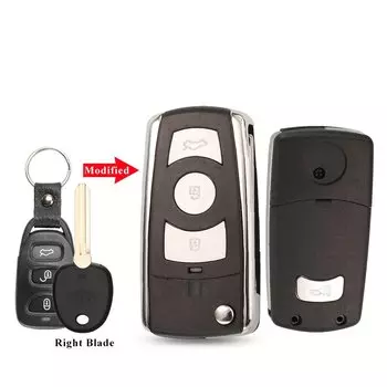 Jingyuqin 3/4 кнопки модифицированный флип-чехол для дистанционного ключа для Hyundai Elantra Sonata Carens NF 2009, для KIA LOTZE 2006