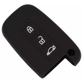 Jingyuqin 3/4 кнопки силиконовый чехол для ключей от машины для hyundai Solaris HB20 Veloster SR IX35 Accent Elantra i30 Smart Key без логотипа