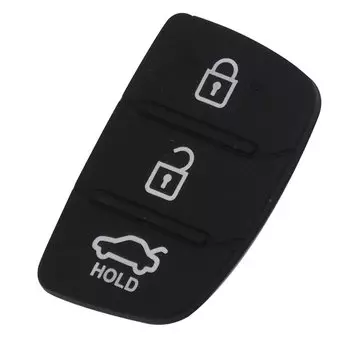 Jingyuqin 3/4 кнопки силиконовый чехол для автомобильных ключей резиновая кнопка для Hyundai I30 i35 iX20 Solaris Verna