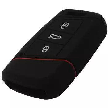 Jingyuqin 3 кнопки силиконовый дистанционный резиновый чехол для ключей автомобиля для Фольксваген Magotan Passat B8 Skoda A7 Fob кожный чехол оболочка держатель