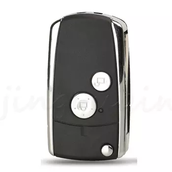 Jingyuqin 3-кнопочный обновленный автомобильный пульт дистанционного управления флип-брелок для Honda Accord Civic Crv Pilot Fit Crv Odyssey автомобильный Стайлинг