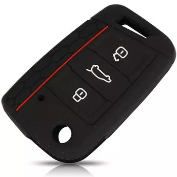 Jingyuqin 3-кнопочный силиконовый чехол для ключей для VW Polo 2016 Golf 7 MK7 для Skoda Octavia Combi A7 для SEAT Leon Ibiza CUPTRA