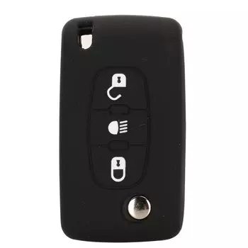 Jingyuqin 3-кнопочный смарт-пульт дистанционного управления, цветной резиновый силиконовый чехол для автомобильного ключа, авто чехол для Citroen C4 C6 C4 Picasso C5, замена протектора