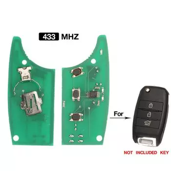 Jingyuqin 433 МГц 3 кнопки умный дистанционный автомобильный ключ печатная плата для Kia K4 Sorento Sportage брелок без чипа
