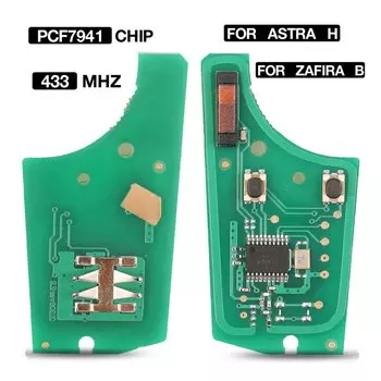 Jingyuqin 433 МГц удаленный автомобильный ключ печатная плата ID46 PCF7941 чип для Opel Vauxhall Astra H 2004-2009 Corsa D 2007-2012