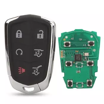 Jingyuqin 4/5/6 Кнопка дистанционный смарт ключ-брелок для Cadillac ESCALADE /ESCALADE ESV 2015-2019 XTS CTS CT6 ATS HYQ2EB HYQ2AB