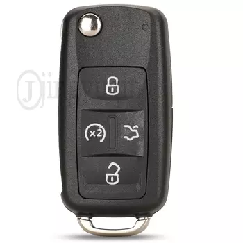 Jingyuqin 4/5 кнопки для Volkswagen VW Sharan multivan t5 Caravelle флип-чехол для дистанционного ключа автомобиля HU66 сменный брелок с лезвием