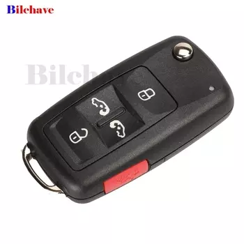 Jingyuqin 4/5 кнопок складной флип-чехол для дистанционного ключа автомобиля для Volkswagen VW Sharan Multivan T5 Caravelle Fob HU66 Blade