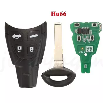 Jingyuqin 4 кнопки умный дистанционный автомобильный брелок 434 МГц ID46 для SAAB 93 95 9-3 9-5 WF сменный дистанционный ключ LTQSAAM433TX