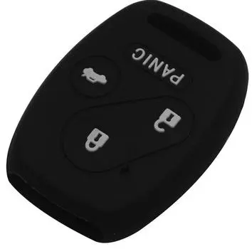 Jingyuqin 4-кнопочный чехол для дистанционного ключа автомобиля, силиконовый чехол для Honda Accord CRV Civic Pilot Insight Ridgeline
