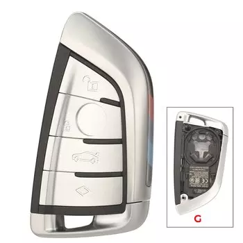 Jingyuqin 4-кнопочный чехол с дистанционным управлением для BMW G G30, замена корпуса автоматического брелока