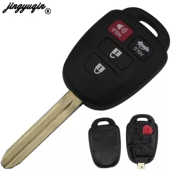 Jingyuqin 4-кнопочный Пульт Дистанционного Управления Для Toyota Camry 2012-2015 Corolla 2014-2015