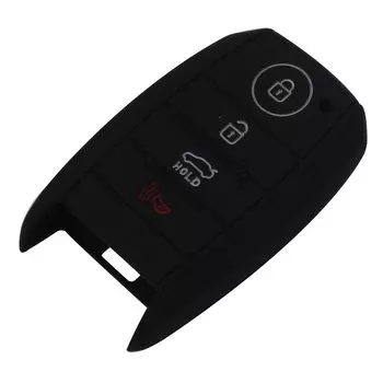 Jingyuqin 4-кнопочный силиконовый чехол для ключей от автомобиля KIA K3 K5 Sorento Carens Cerato Forte, автомобильный силиконовый резиновый чехол для ключей, сумка для ключей