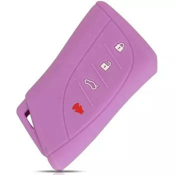 Jingyuqin 4-кнопочный силиконовый резиновый цветной чехол для смарт-ключей с дистанционным управлением для Lexus ES300H ES350 LS500, замена защиты