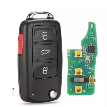 jingyuqin 5K 0837202 AK/BP KeylessGo дистанционный ключ 315 МГц ID48 для Volkswagen VW Tiguan Beetle EOS GOLF JETTA PASSAT NBG 010206 Т