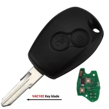 Jingyuqin, эote-ключ для Renault Duster Modus Clio 3 Twingo DACIA Logan Sandero Kangoo, 433 МГц, чип PCF7947/7946/4A