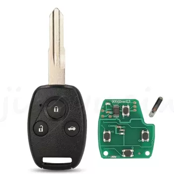 Jingyuqin автомобильный дистанционный ключ 313,8/315/434 МГц ID48 для Honda Accord CRV HRV Fit City Jazz Odyssey Shuttle Civic HON58R Blade