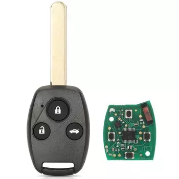 Jingyuqin , Автомобильный ключ для Honda Civic 2006 + ID46 PCF7961, чип 313,8/433 МГц, 2/3/4 кнопки
