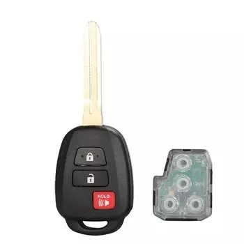 Jingyuqin автомобильный ключ с дистанционным управлением для Toyota RAV4 Highlander Sequoia Tundra Tacoma Fob 3 4 кнопки 314 МГц/315 МГц H чип GQ4-52T