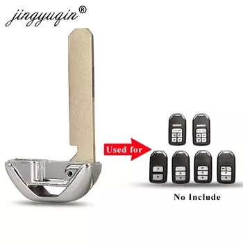 Jingyuqin автомобильный пульт дистанционного управления, умный аварийный ключ без ключа для Honda Accord Odysee Civic HR-V 2016 2017 2018, пустой необрезанный лезвие
