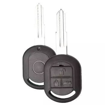 Jingyuqin чехол для дистанционного ключа автомобиля для Buick 2003-2005 Excelle HRV для Chevrolet, автомобильный брелок с необрезанным лезвием, брелок
